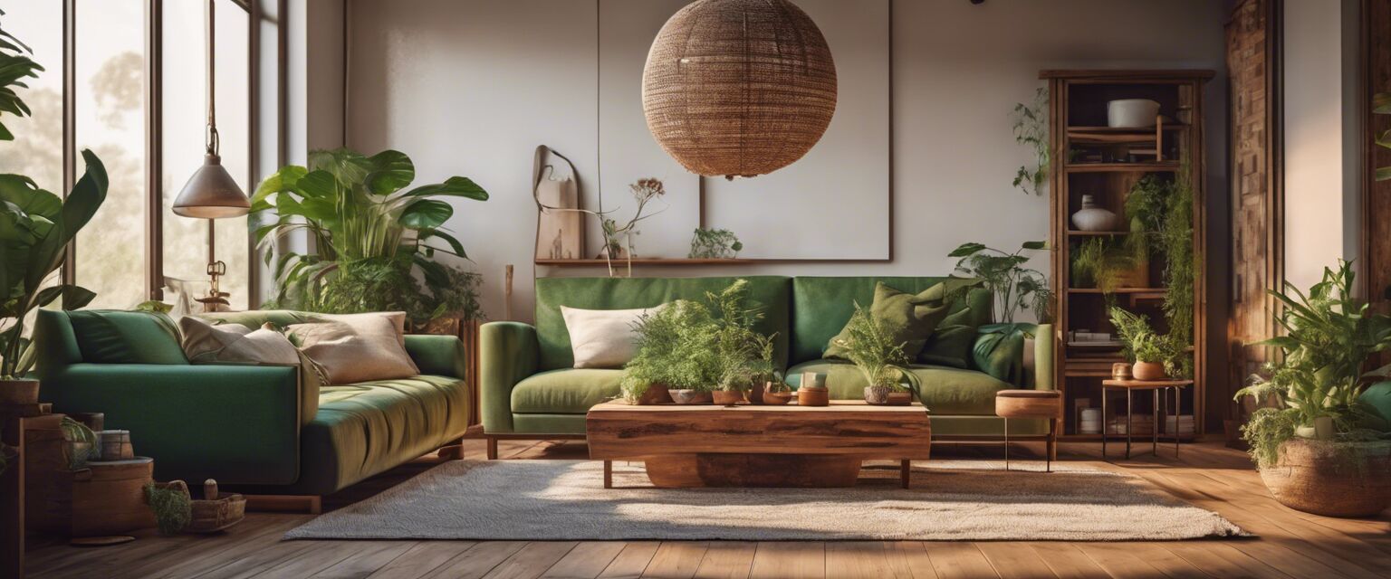 Décor durable avec mobilier en bois recyclé